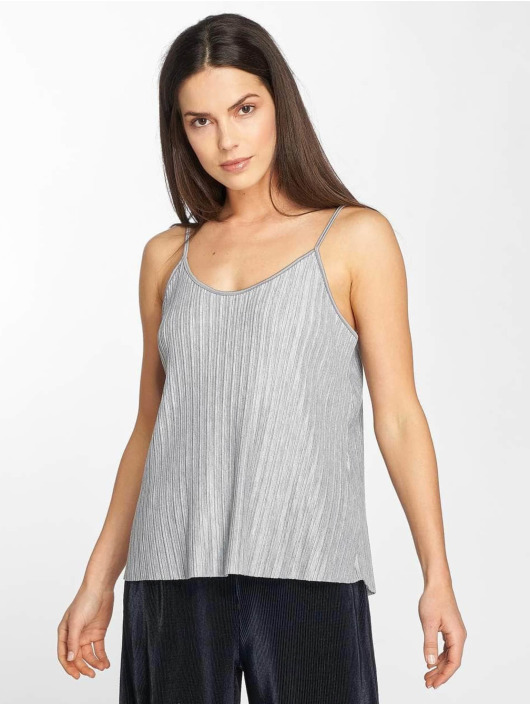 Urban Classics Tops sans manche Jersey Slip gris